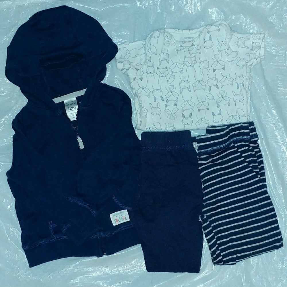Carter's hoody outfit with extra pants